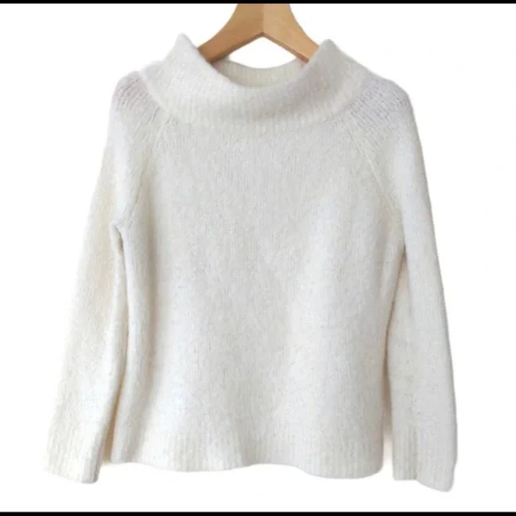 Anthropologie Moth Wool/Alpaca Knit Mock Neck Sweater - Picture 3 of 5